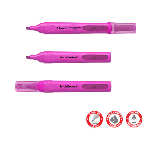 Picture of ERICHKRAUSE HIGHLIGHTER LIQUID VISIOLINE V-14 NEON PINK